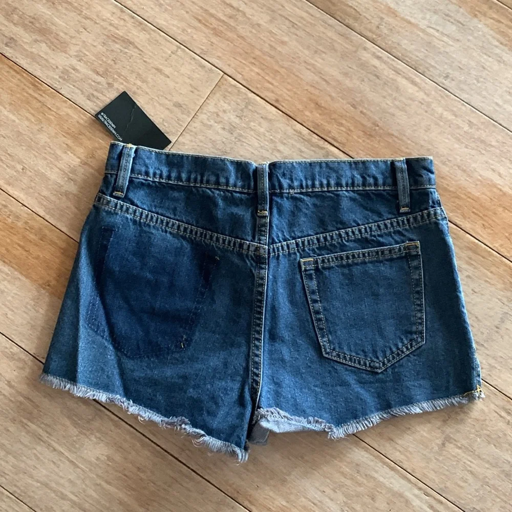 NWT high rise denim shorts